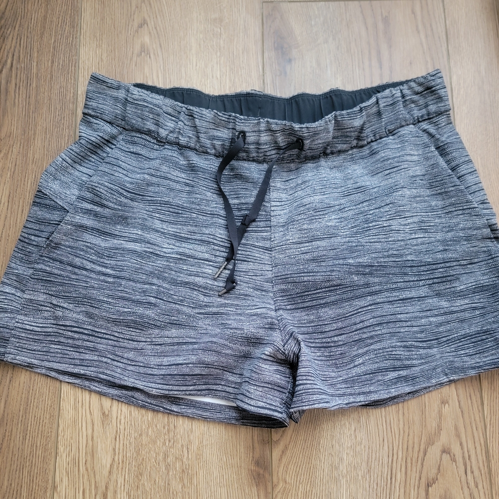 Women's Gray Drawstring Shorts